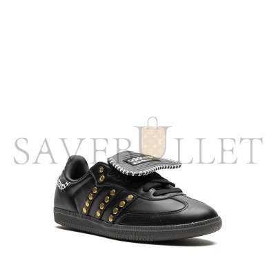 ADIDAS X WALES BONNER SAMBA  STUDDED PACK BLACK SNEAKERS 